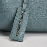 Borsa a mano donna in pelle celeste EW000361 AF12103M9110 EMPORIO ARMANI 