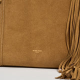 Borsa donna 24/7 in suede cammello GWA00785 A00079455303 GOLDEN GOOSE 