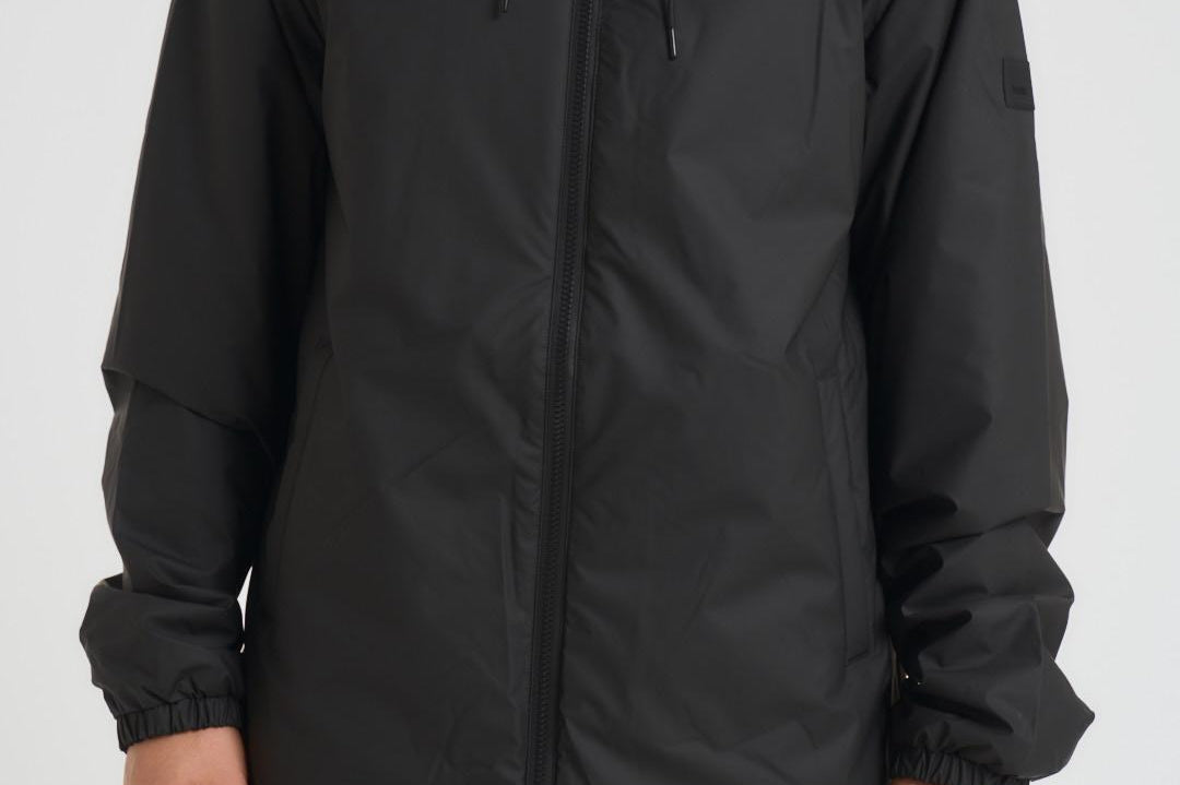 Giacca uomo impermeabile nera 15770 01 RAINS 