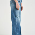 Jeans donna wide leg in denim blu 101733A323 WANDAPJO PINKO 