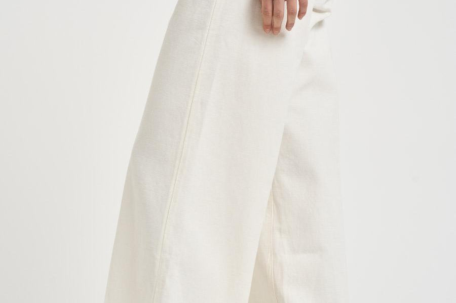 Jeans donna Wide Trouser in denim bianco 7U7G0X10 U7LNI 7 for all Mankind 
