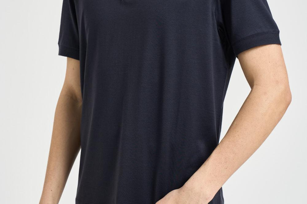 Polo uomo blu a manica corta EM005492 AF24839UB118 EMPORIO ARMANI 