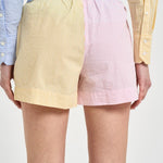 Shorts donna a righe multicolor MEA002 MIX MC2 SAINT BARTH 