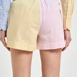 Shorts donna a righe multicolor MEA002 MIX MC2 SAINT BARTH 