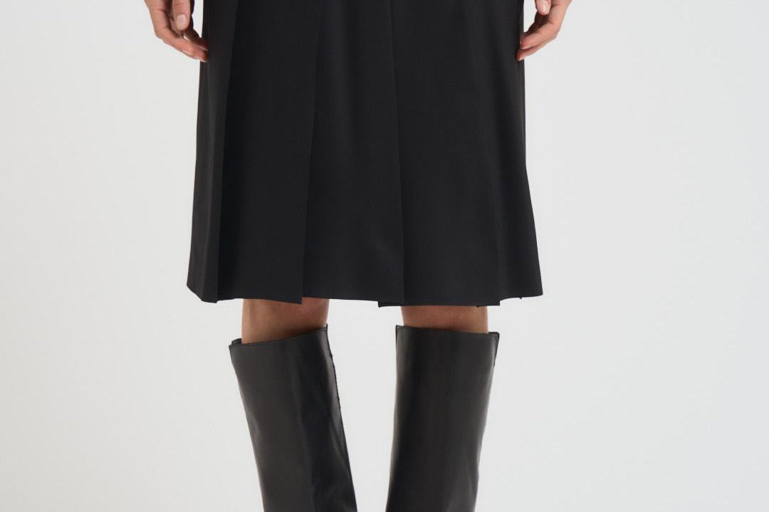 Gonna donna midi Gimmy nera GIMMY 005 MAX MARA STUDIO 