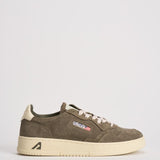 Sneakers uomo Medalist low suede verde militare AULM UH04 AUTRY 