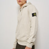 Felpa uomo panna con cappuccio 6100045 S0051V0095 STONE ISLAND 