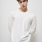 Maglia uomo girocollo bianca 710890558 506 RALPH LAUREN 