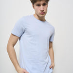 T-shirt uomo girocollo celeste 710671438 418 RALPH LAUREN 