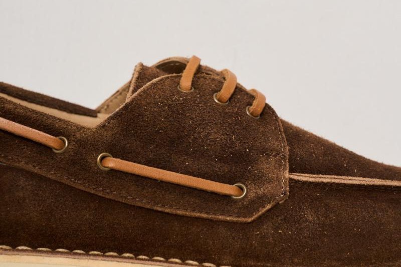 Mocassino uomo in suede marrone TRINITA MARRONE MAZE 