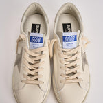Sneakers uomo Super star bianca e grigia GMF00102 F00535911166 GOLDEN GOOSE 