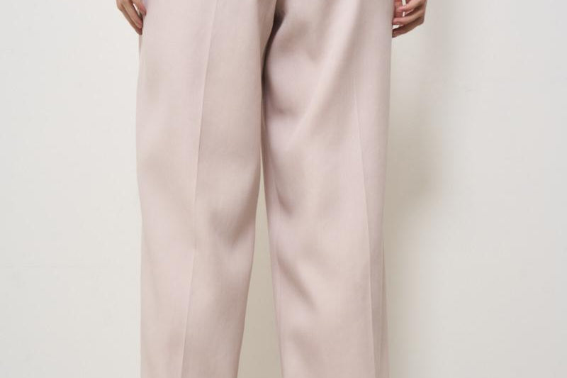 Pantalone donna wide leg rosa GWP01203 P00196525235 GOLDEN GOOSE 