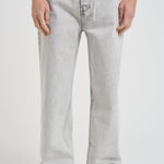 Jeans uomo wide leg grigio chiaro BP164 CO123GREY DROLE DE MONSIEUR 