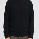 Maglia uomo in cotone nera 710810846 020 RALPH LAUREN 