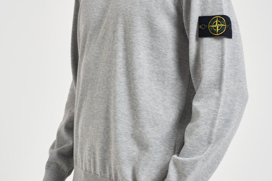 Maglia uomo girocollo grigio 5100053 S00B2V0M61 STONE ISLAND 