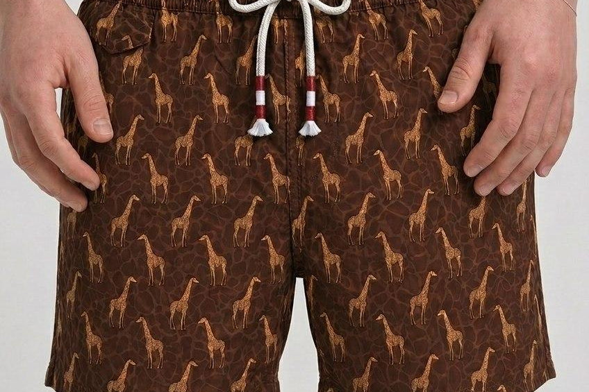 Costume uomo Giraffe marrone GIRAFFEMANIA 18 MC2 SAINT BARTH 