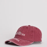 Cappellino uomo in denim rosso 1000527 641 LES DEUX 
