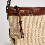 Borsa donna Winna day in rafia beige BF0127FB D1X02MNLCG ISABEL MARANT 