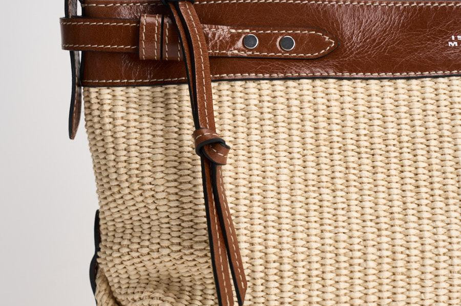 Borsa donna Winna day in rafia beige BF0127FB D1X02MNLCG ISABEL MARANT 