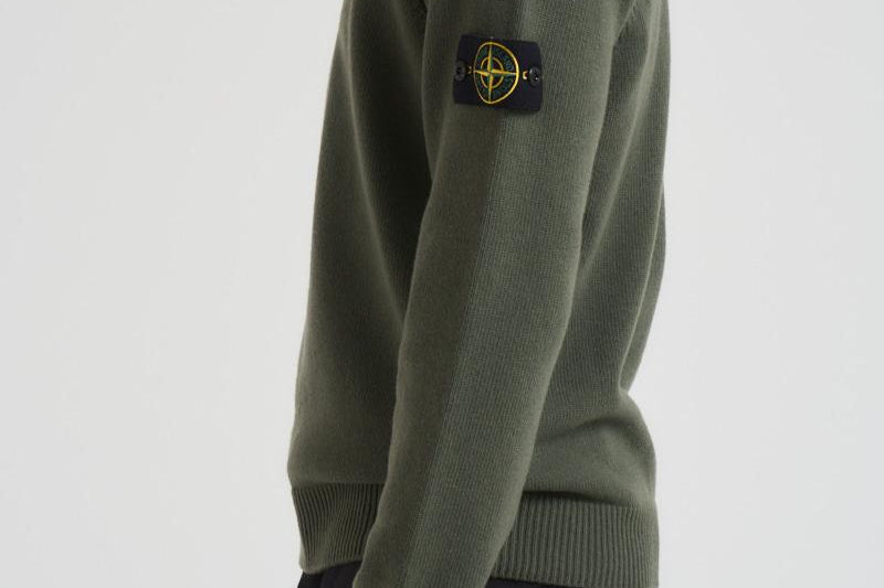 Maglia uomo girocollo verde 5100072 S00A3V0054 STONE ISLAND 