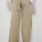 Pantaloni donna beige wide leg 13543 TAUPE3039 FORTE FORTE 