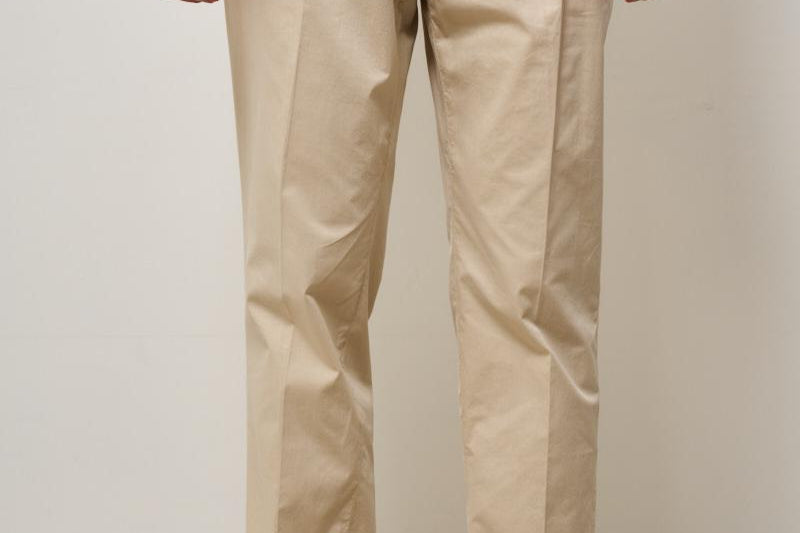 Pantalone uomo carrot fit beige IRNO 253004 SANTANIELLO 