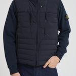 Gilet uomo trapuntato blu scuro G100004 S0183V0020 STONE ISLAND 