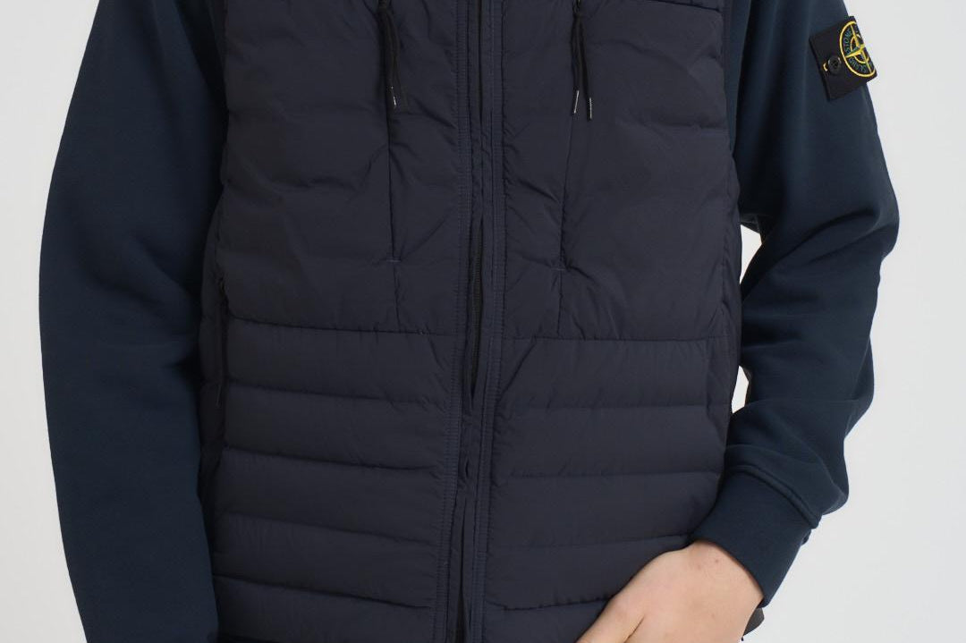 Gilet uomo trapuntato blu scuro G100004 S0183V0020 STONE ISLAND 