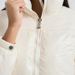 Piumino Goldin donna bianco HWY038 1025 PYRENEX 