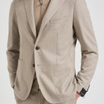 Giacca uomo monopetto in lana beige 1SMC22K C90041A1128 TAGLIATORE 