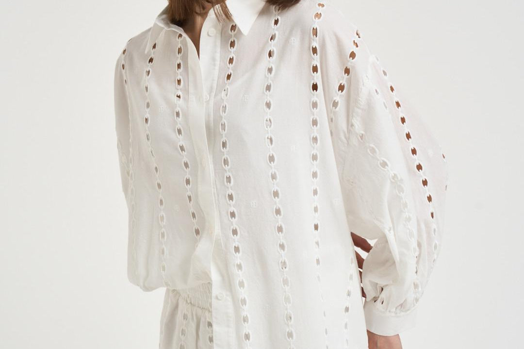 Abito a camicia donna Marianne bianco 11816 WTI26WHITE ANINE BING 