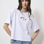 T-shirt donna bianca A15096 0NIAX100 DIESEL 