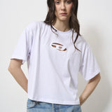 T-shirt donna bianca A15096 0NIAX100 DIESEL 