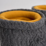 Stivale donna da neve in maglia grigio 1409750 H019GREY MOON BOOT 