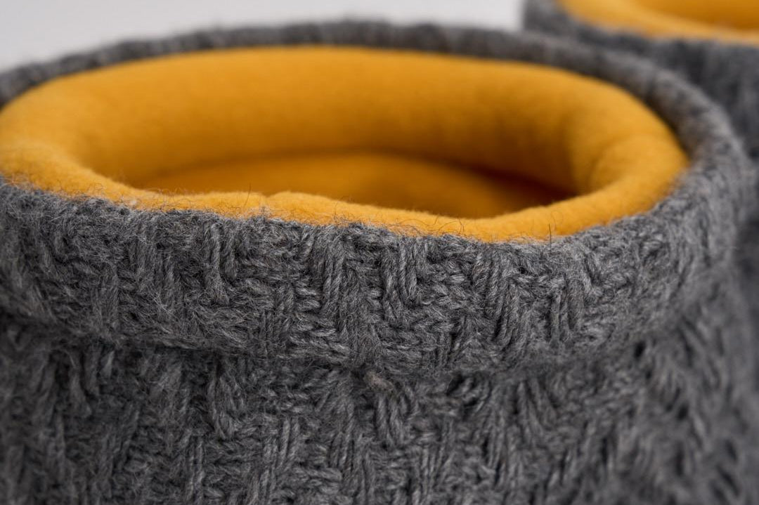 Stivale donna da neve in maglia grigio 1409750 H019GREY MOON BOOT 