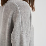 Maglione girocollo donna in cashmere 201726 DOVEGREY LISA YANG 