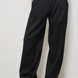 Pantalone donna wide-leg nero GWP01203 P00154690100 GOLDEN GOOSE 