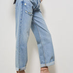 Jeans donna Gavin in denim chiaro 1113 440 ANINE BING 
