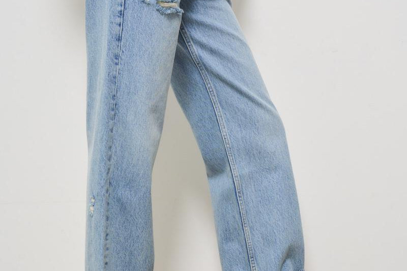 Jeans donna Gavin in denim chiaro 1113 440 ANINE BING 
