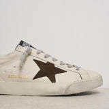 Sneakers uomo Super-Star talloncino marrone GMF00101 F00686710607 GOLDEN GOOSE 
