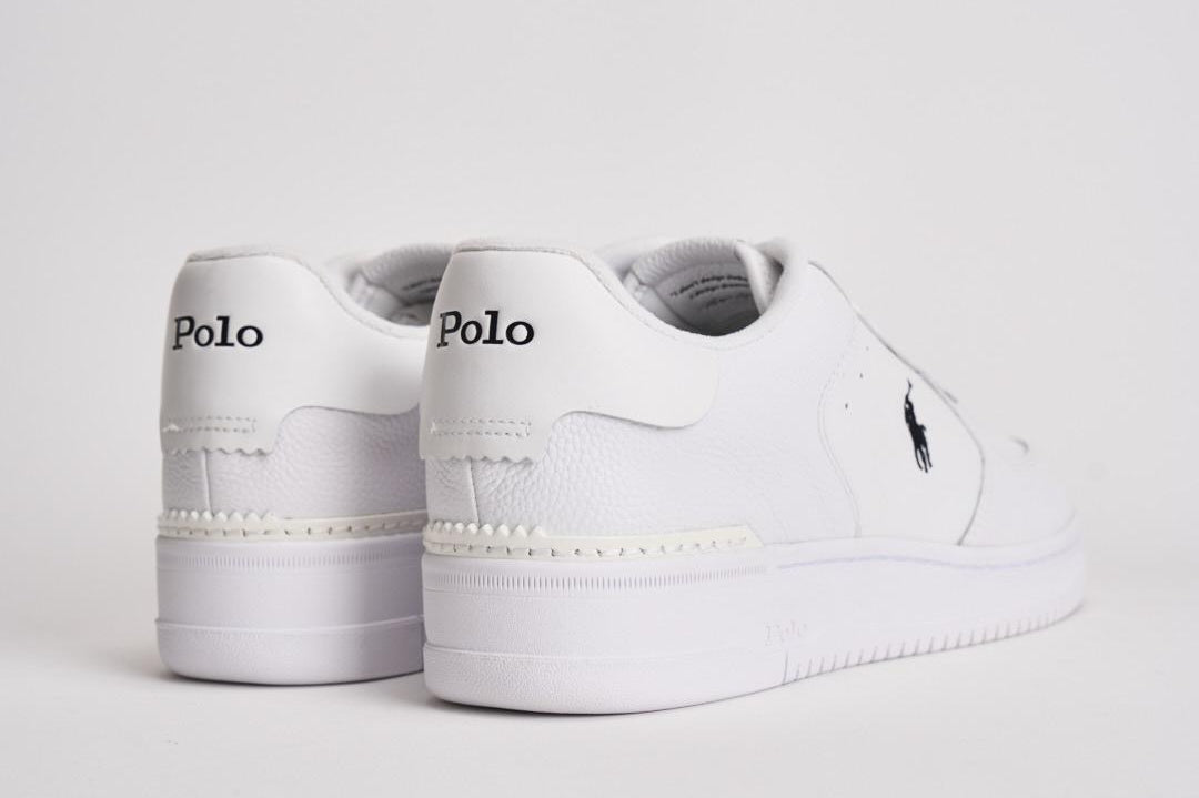 Sneakers uomo Masters Court bianca 809891791 009 RALPH LAUREN 