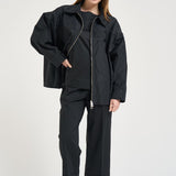 Giacca donna Maxim impermeabile nera F6SY37 Y69 LIVIANA CONTI 