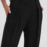 Pantalone con pence donna 14049 8005NERO FORTE FORTE 