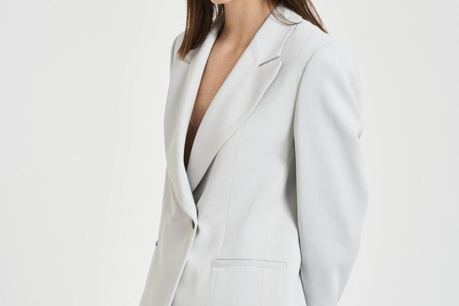 Giacca donna monopetto grigio chiaro GI0922 902 SEVENTY 