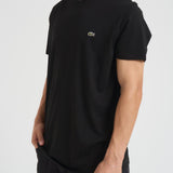 T-shirt uomo girocollo nero TH6709 031 LACOSTE 