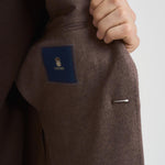 Giacca uomo monopetto tortora 2403 525004 LUIGI BIANCHI 