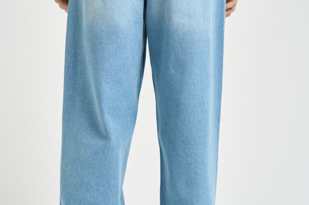 Jeans uomo gamba dritta in denim chiaro 1001443 LIGHTINDIGOWASH LES DEUX 