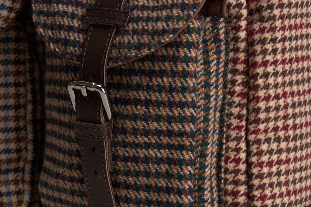 Zaino uomo pied de poule marrone CODY PIED DE POULEMIX MC2 SAINT BARTH 