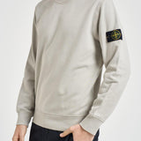 Felpa uomo girocollo grigio chiaro 6100060 S0051V0061 STONE ISLAND 