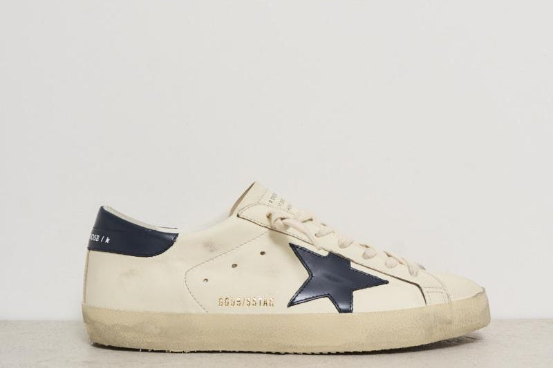 Sneakers uomo Super-Star bianca GMF00101 F00416415430 GOLDEN GOOSE 